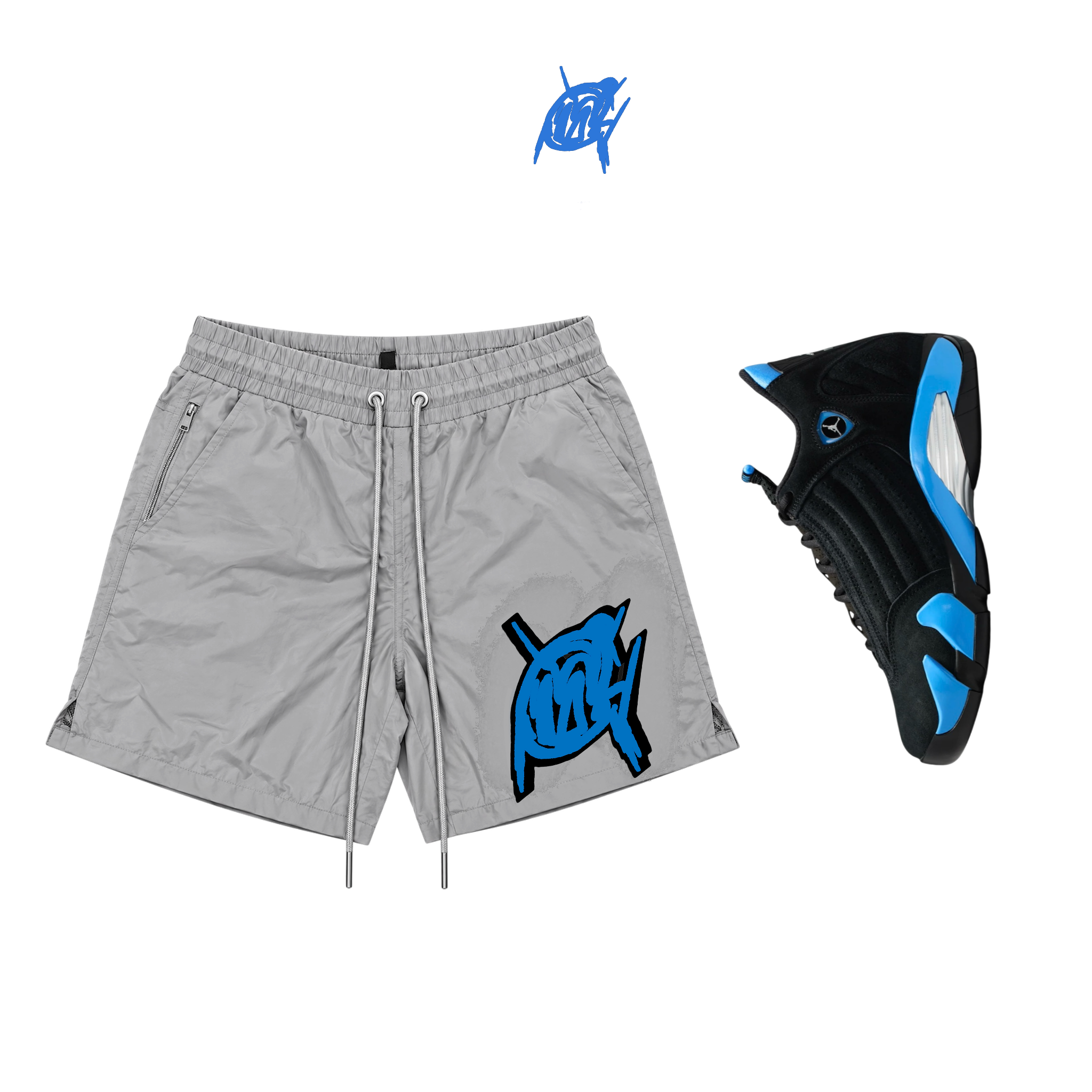 MTN windbreaker shorts